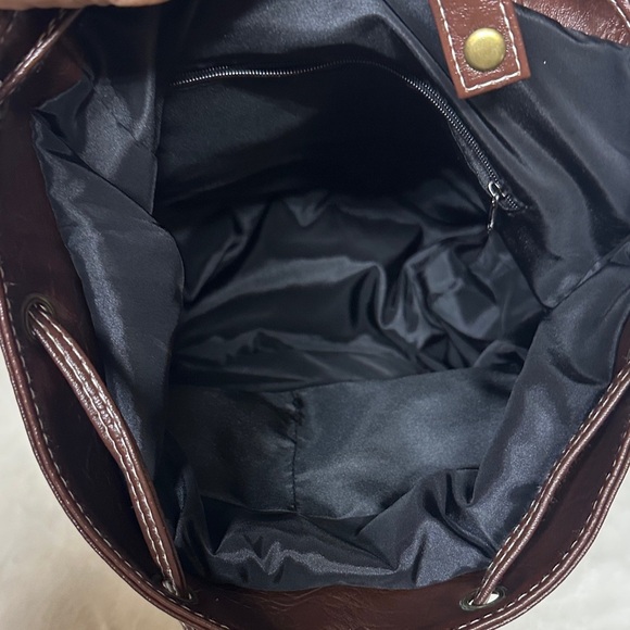 Vintage Yongle Drawstring Backpack with many pockets unisex - Picture 8 of 13